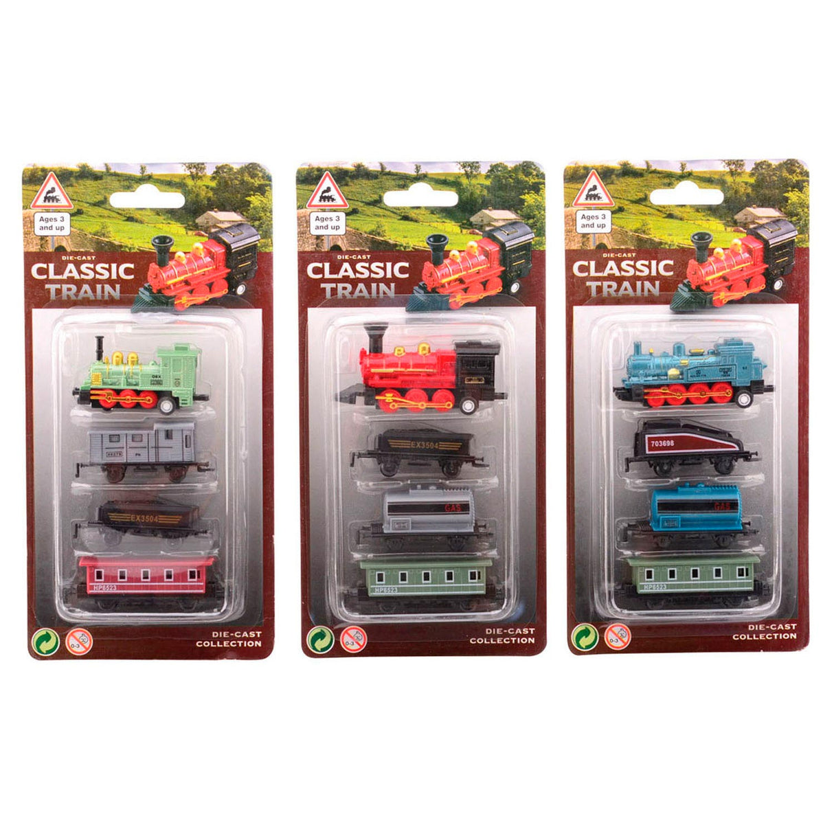 Die-Cast Pullback Locomotief