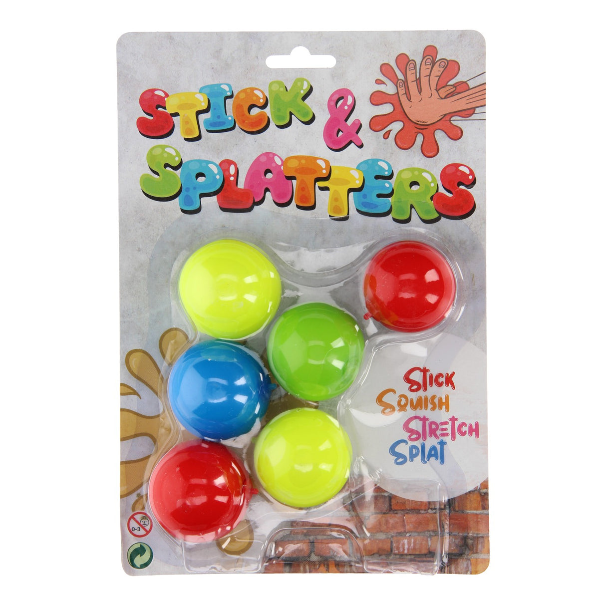 Sticky Stretch Ballen, 6st