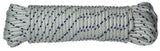 Mack 1013976 - pp gevlochten wit blauw streng6mm 20m | 5 stuks