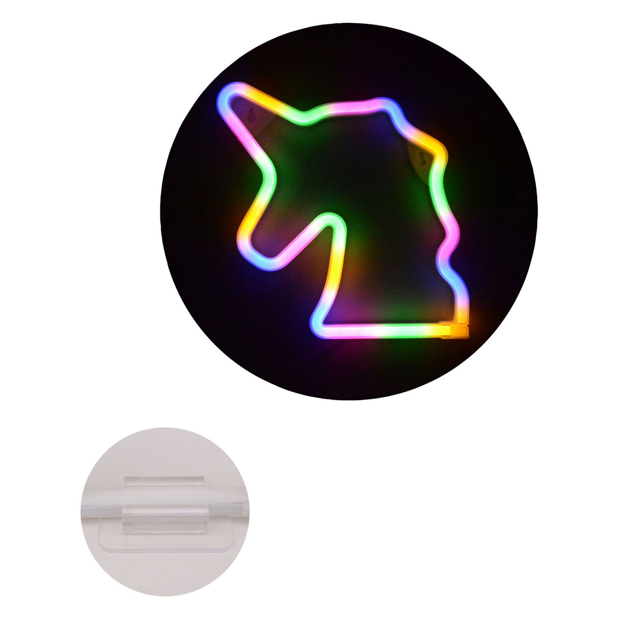 Johntoy eenhoorn regenboog nachtlamp 27720.