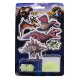 Johntoy glow in the dark dino muurstickers