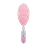 Johntoy roze haarborstel voor kinderen - eenhoorn fee - 21x5x4cm