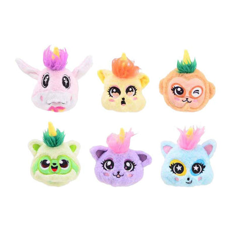 Johntoy surprise flip verrassing pluche cuties op kaart assorti
