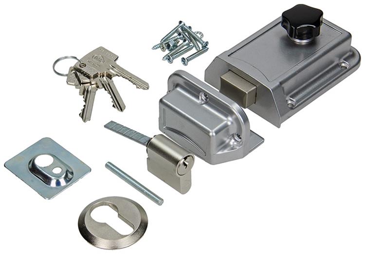 Yale 1019085 - 1 oplegnachtslot + cilinder l b4821 60mm | 1 stuks