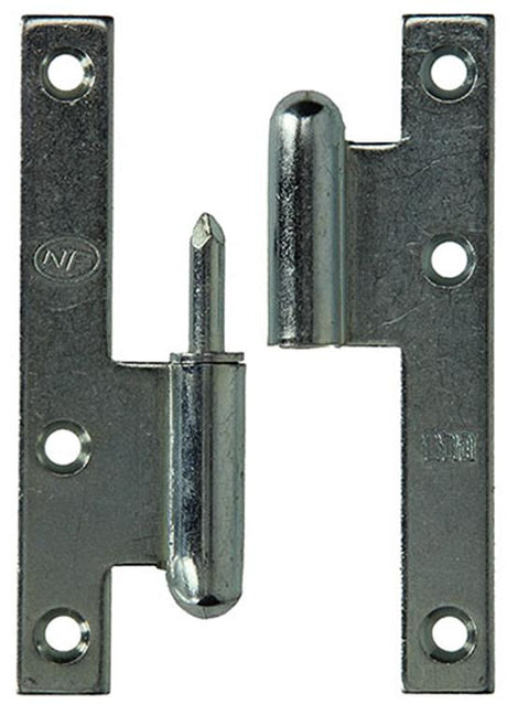 Yale 1019135 - 3 stalen paumellen verzinkt links 110x60mm | 2 stuks
