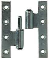 Yale 1019142 - 3 zware paumel.verz.rechte hoek links 110x70mm | 2 stuks