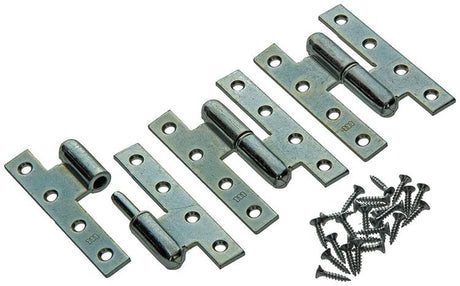 Yale 1019143 - 3 zware paumell.verz.rechte hoek rechts 110x70mm | 2 stuks
