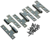 Yale 1019149 - 3 zware paumel.verz.rechte hoek links 110x80mm | 2 stuks