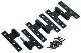 Yale 1019164 - 3 zware paumellen zwart geplast.rechts 110x80mm | 2 stuks