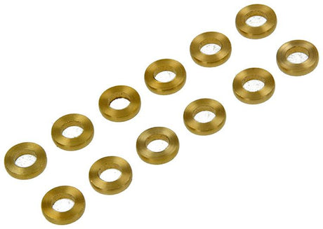 Yale 1019169 - 12 ringen voor paumellen messing 8,2x15x3mm | 2 stuks
