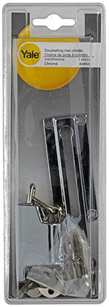 Yale 1019213 - deurketting + cil, nikk. ypeltn67731cp | 2 stuks