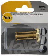 Yale 1019226 - deurspion 200° messing gepolijst ø14mm | 2 stuks