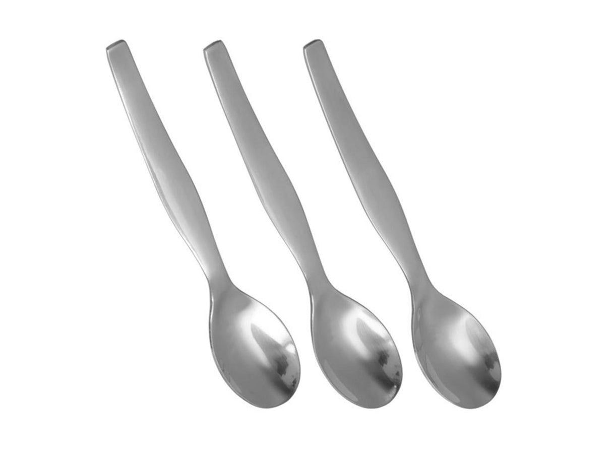 Metaltex eierlepels metaal set a 3st
