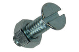 Mack 1017508 - metaalschroef verz. kop + moer verz. 10st m6 x 20 mm | 10 stuks