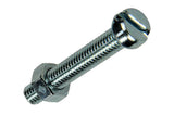 Mack 1017526 - metaalschroef cyl. kop + moer verz. 13 st m5 x 30 mm | 10 stuks