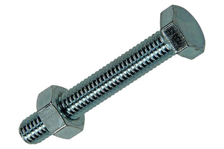 Mack 1017608 - tapbout + moer staal verzinkt 10 st m6 x 40 mm | 5 stuks
