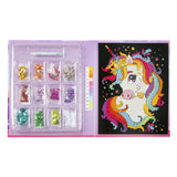 Sequin art 20 x 25 cm 12 kleuren 2 assorti | 2 stuks