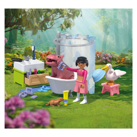 Playmobil animals friends dierenbadplezier - 71950