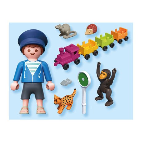 Playmobil animals friends kleine locomotieftocht - 71951