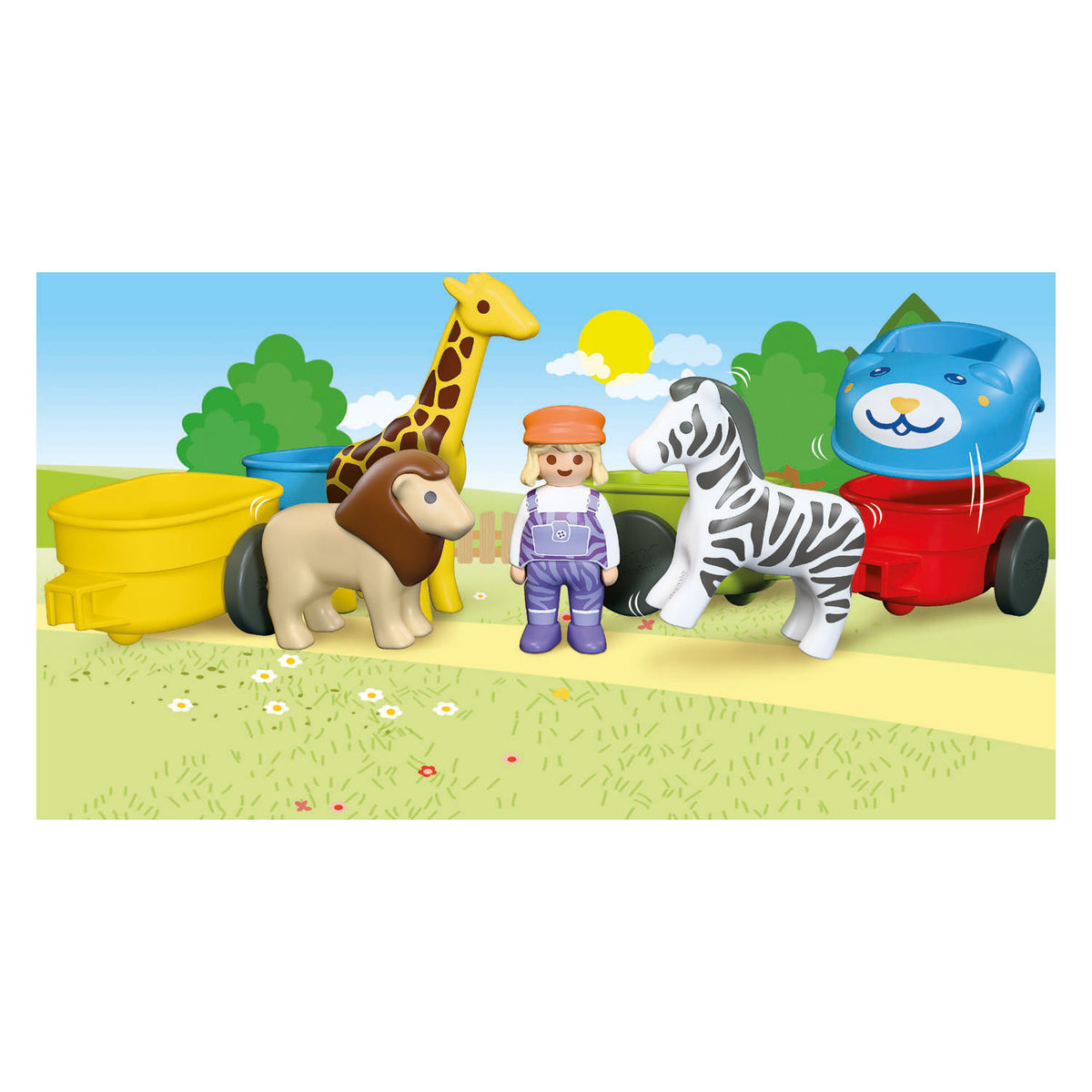 Playmobil junior dierentrein - 72084