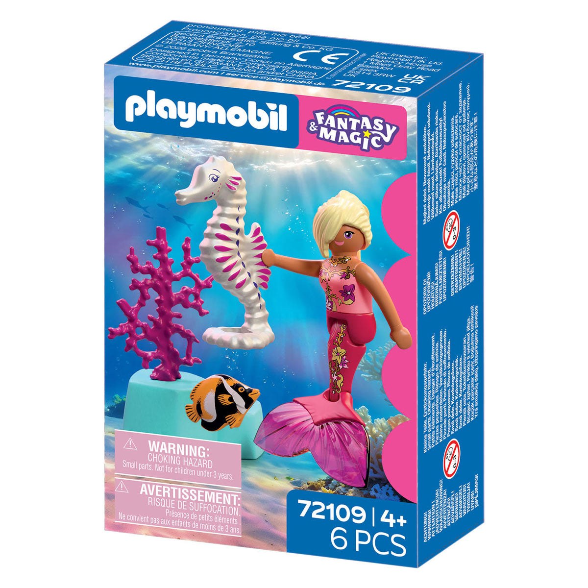 Playmobil fantasy magic zeemeermin met zeepaardje - 72109