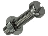 Mack 1019819 - metaalschroef cyl. kop + moer rvs 12 st m4x16 | 10 stuks