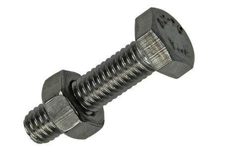 Mack 1019842 - tapbout + moer roestvrijstaal 5 st m6x25 | 10 stuks