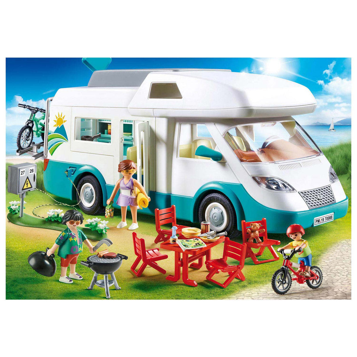 Playmobil Family Fun Camper met Familie 70088