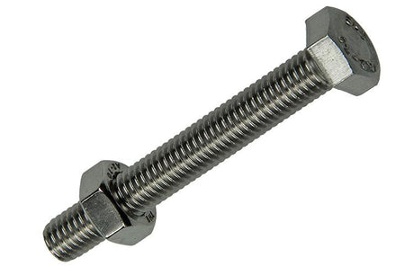 Mack 1019847 - tapbout + moer roestvrijstaal 2 st m8x60 | 10 stuks