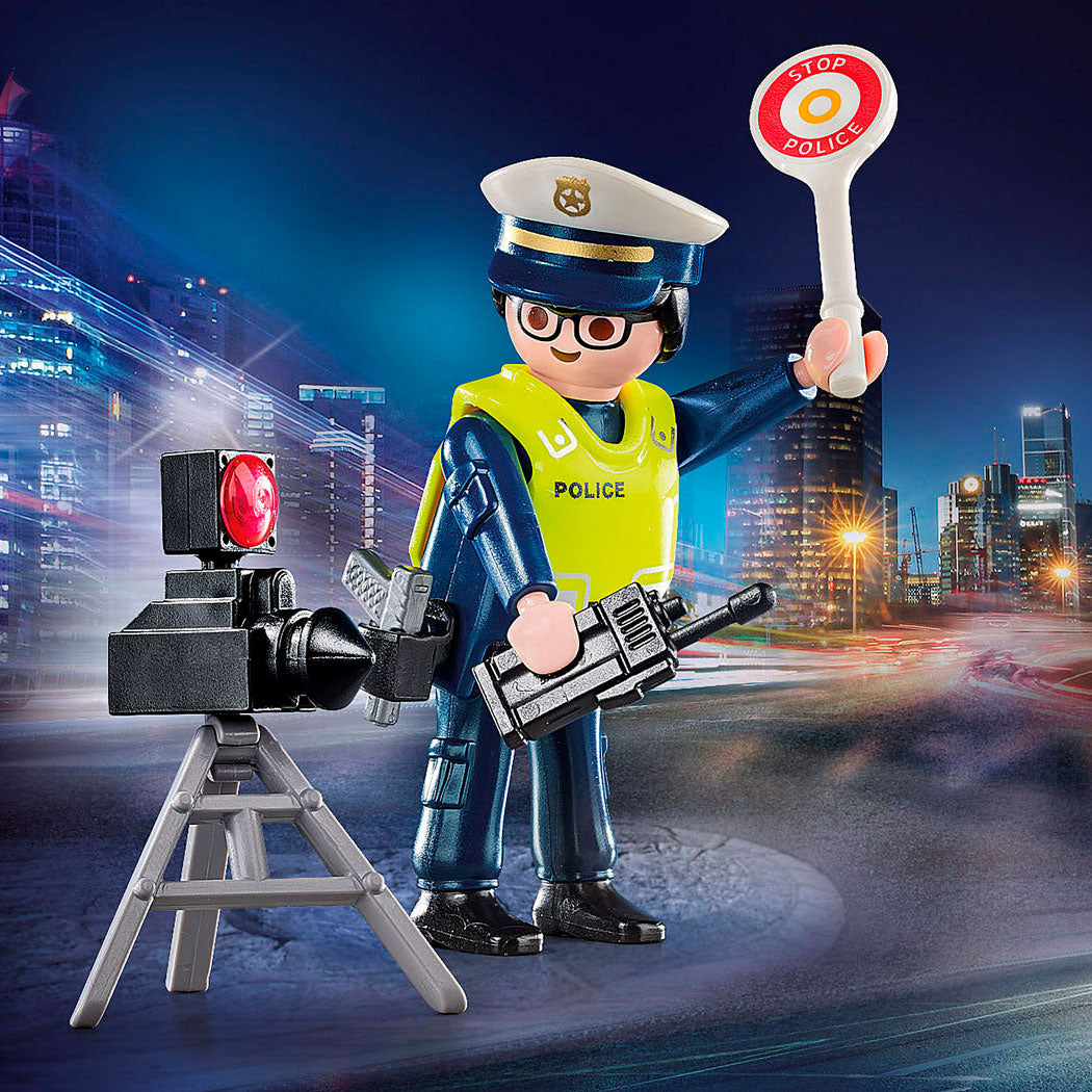 Playmobil 70305 Politieman met Flitscontrole