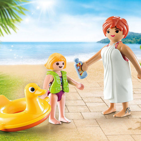 Playmobil family fun duopack waterpark badgasten - 70690
