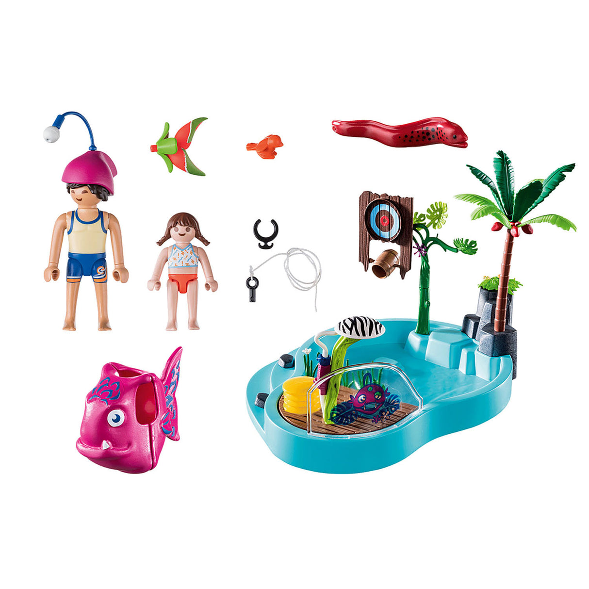 Playmobil Family Fun Zwembad met Watersplash 70610