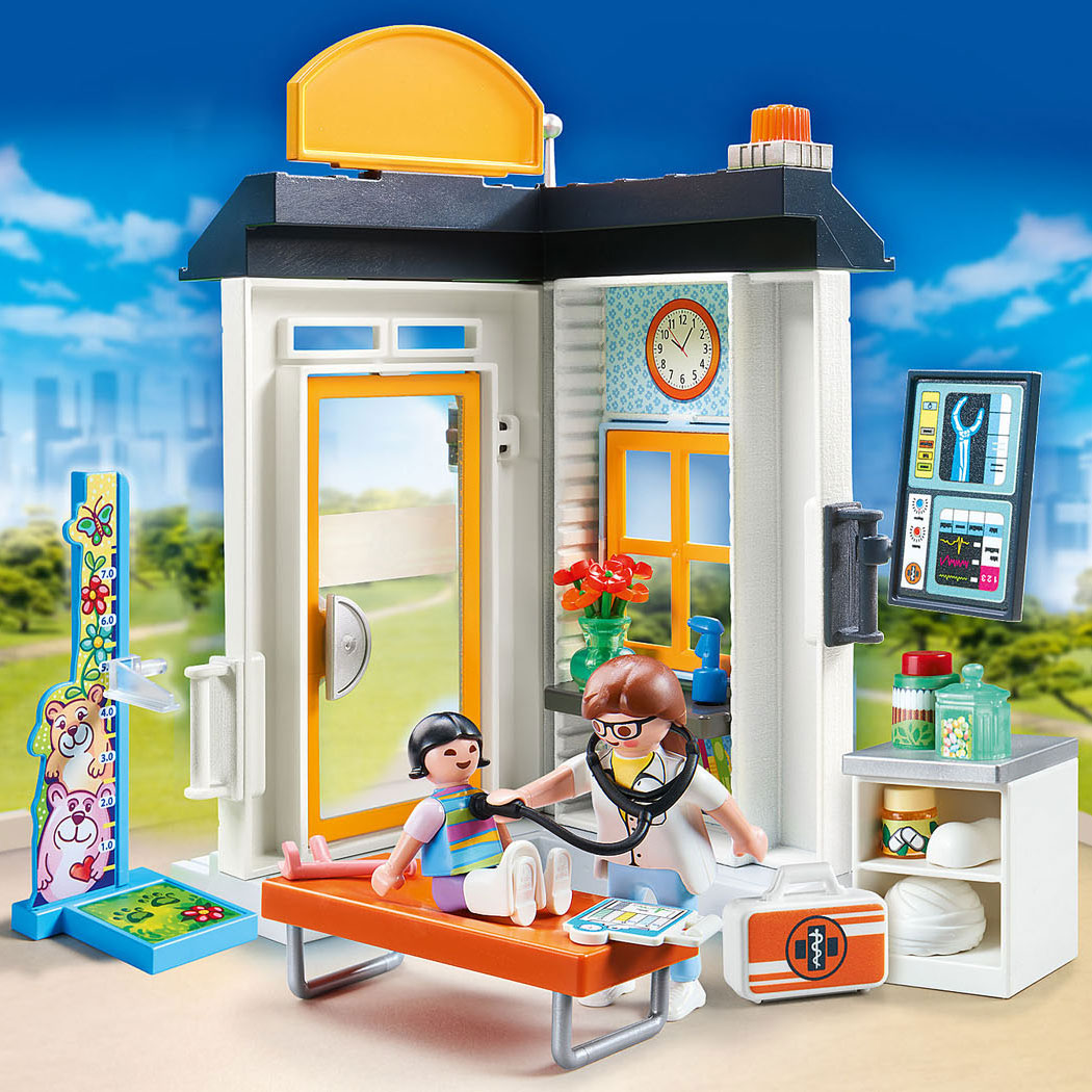 PLAYMOBIL City Life Starterset Kinderarts 70818