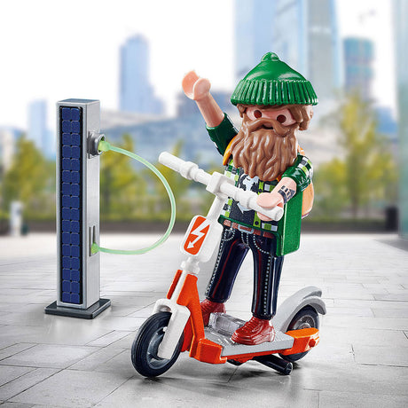 Playmobil specials hipster met e-scooter - 70873