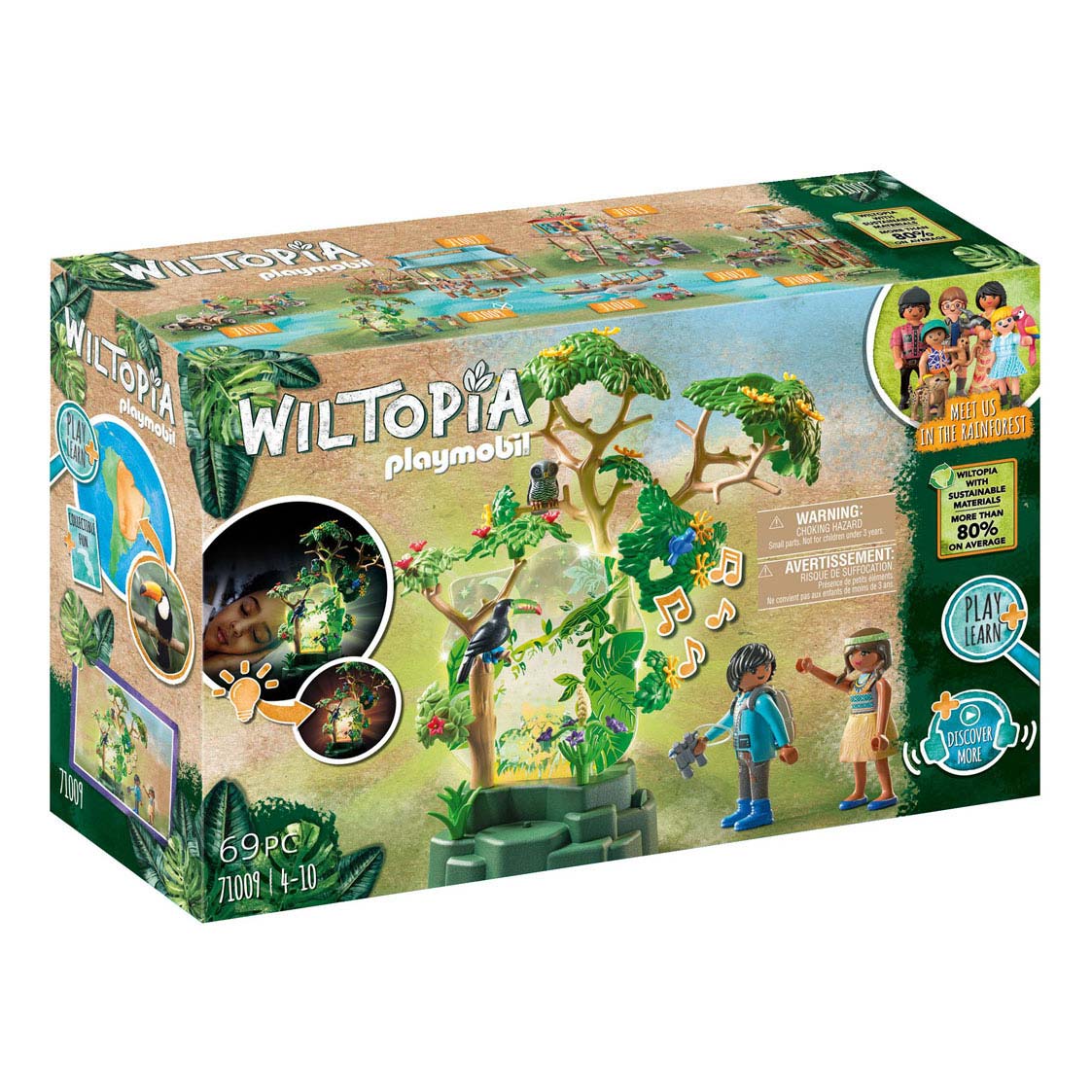 PlayMobile Wiltopia Night Liicht Reebësch 71009