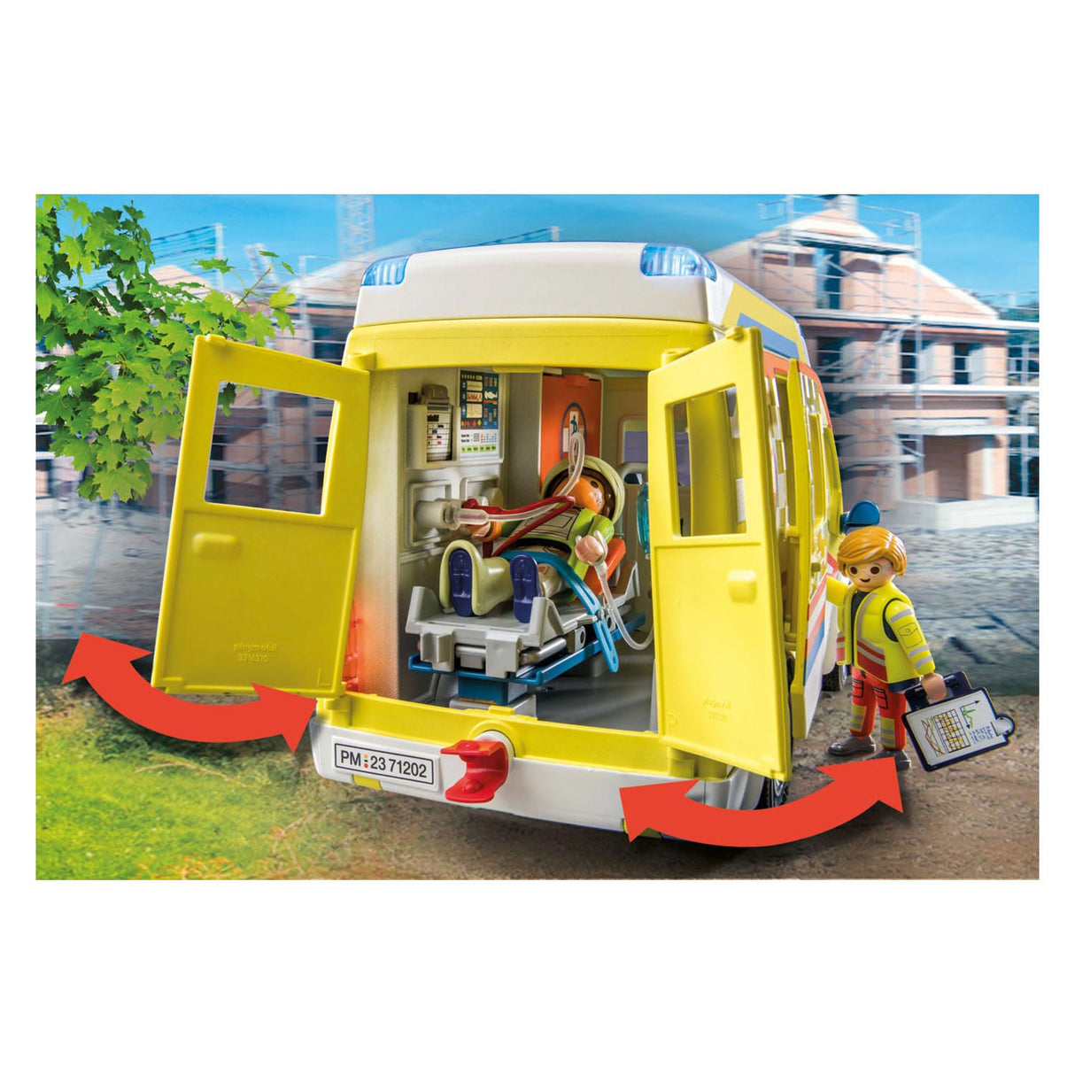 PLAYMOBIL City Life Ambulance met licht en geluid 71202