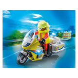 Playmobil City Life Noodmotorfiets met zwaailicht 71205