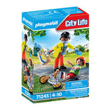 PlayMobil Stad Life Infirmière mam Patient 71245