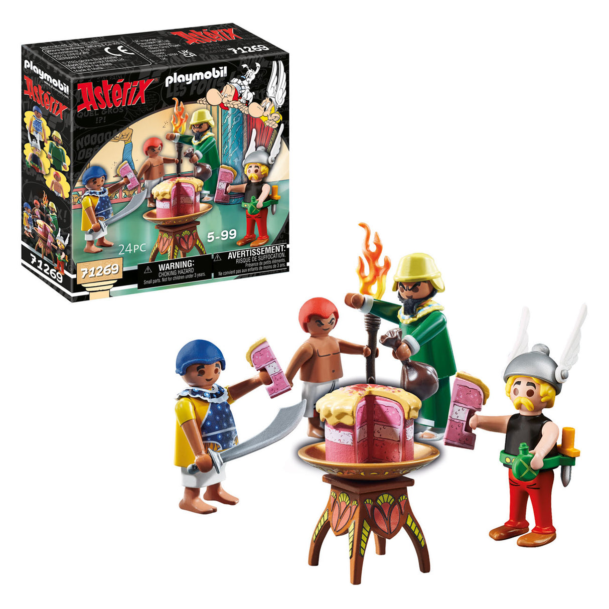 PLAYMOBIL Asterix De vergiftigde Taart van Plurkis 71269