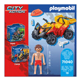 PlayMobil Stad Action Lifguard Quad 71040