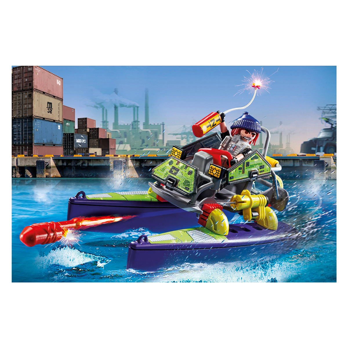 PlayMobil Stadaktiounsschafte SE-Multitererinwagen 71147