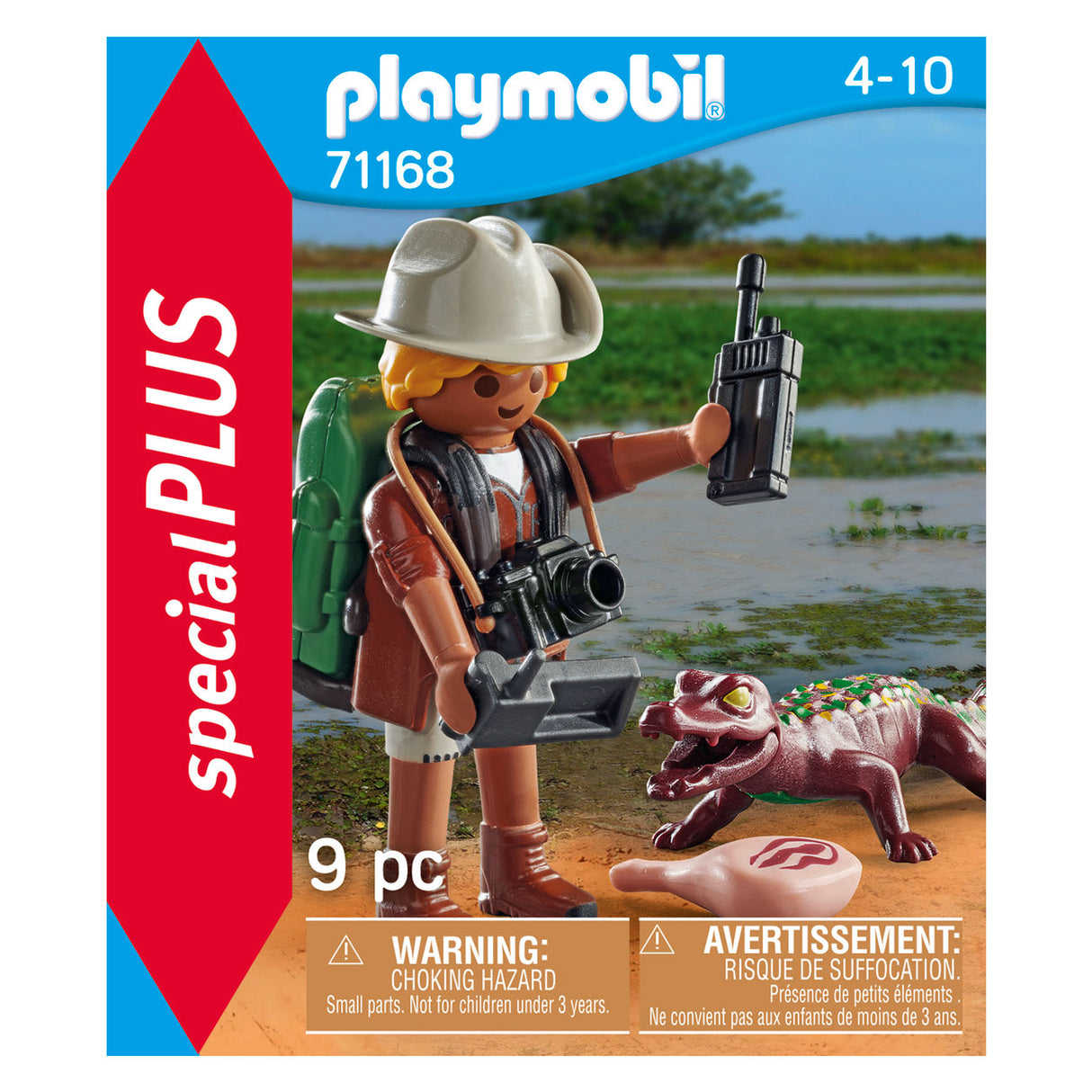 Playmobil Specials Onderzoeker met Jonge Kaaiman 71168