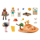 Playmobil Wiltopia Op Bezoek bij Papa Struisvogel 71296