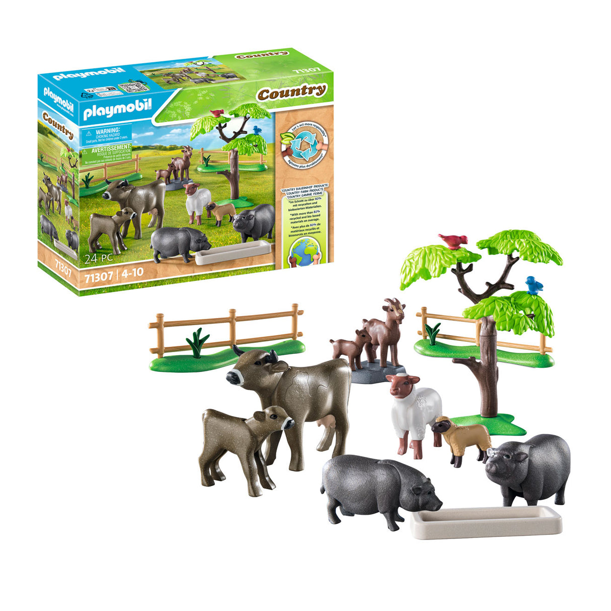 PLAYMOBIL Country Aanvulling dieren 71307