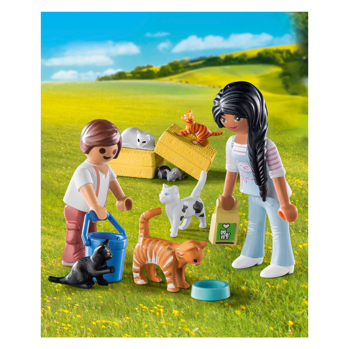 Playmobil Country Kattenfamilie 71309