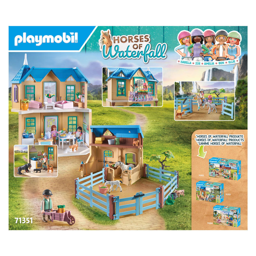 PLAYMOBIL Horses of Waterfall Waterfall Ranch 71351