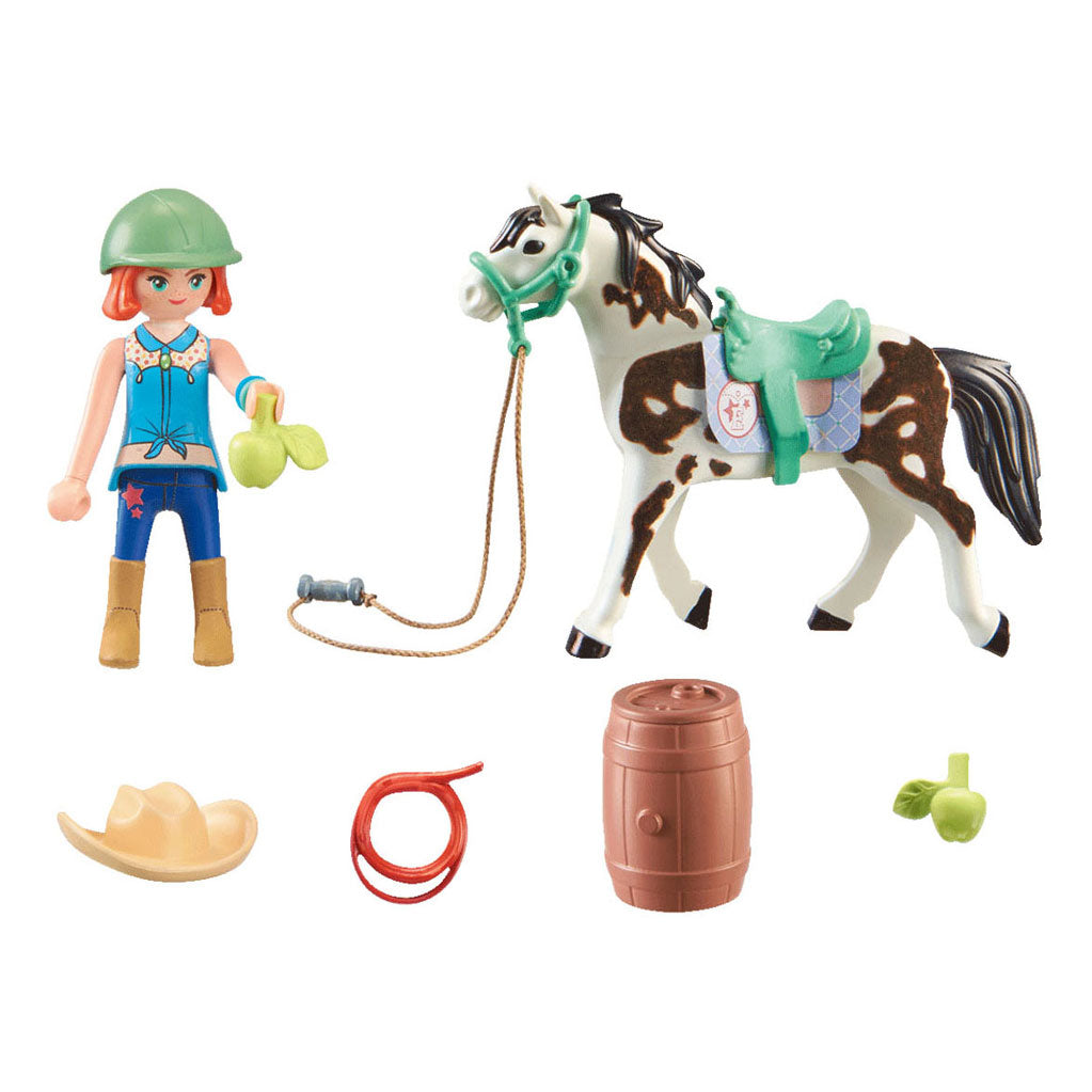 Playmobil Horses of Waterfall Ellie en Sawdust Speelset 71358