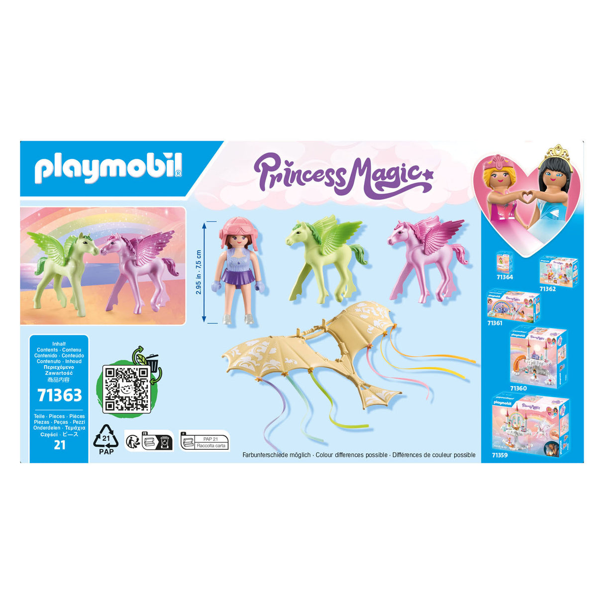 PlayMobil Prinzessin aus dem Pegasus-Vaule 71363