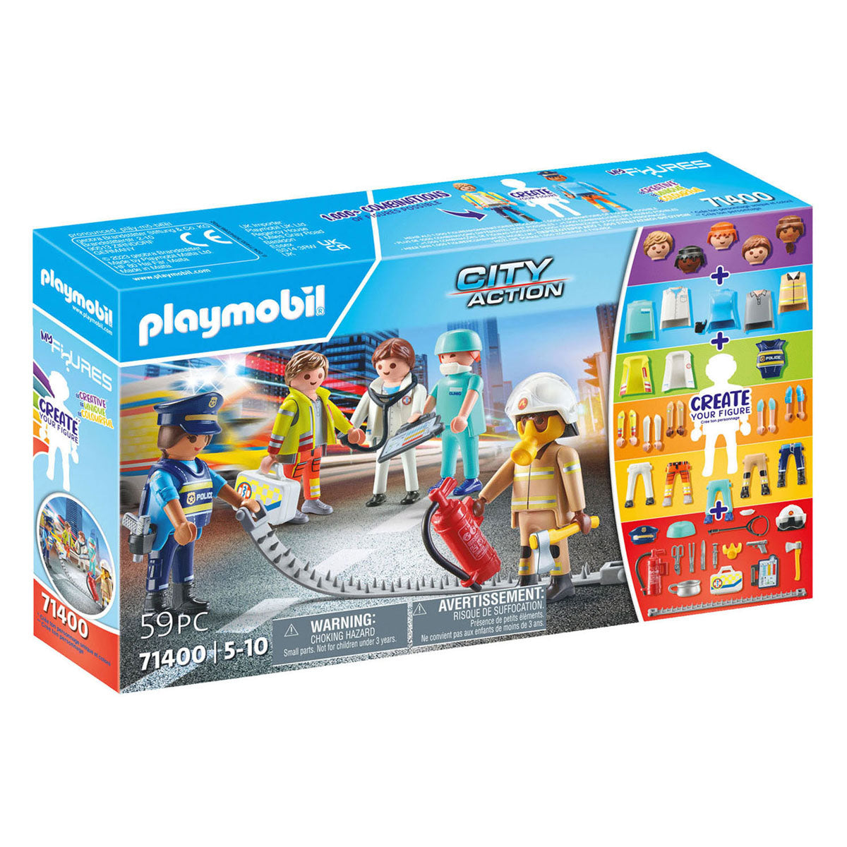 PlayMobil Stadaktioun meng Zuelen: Rettung Missioun 71400