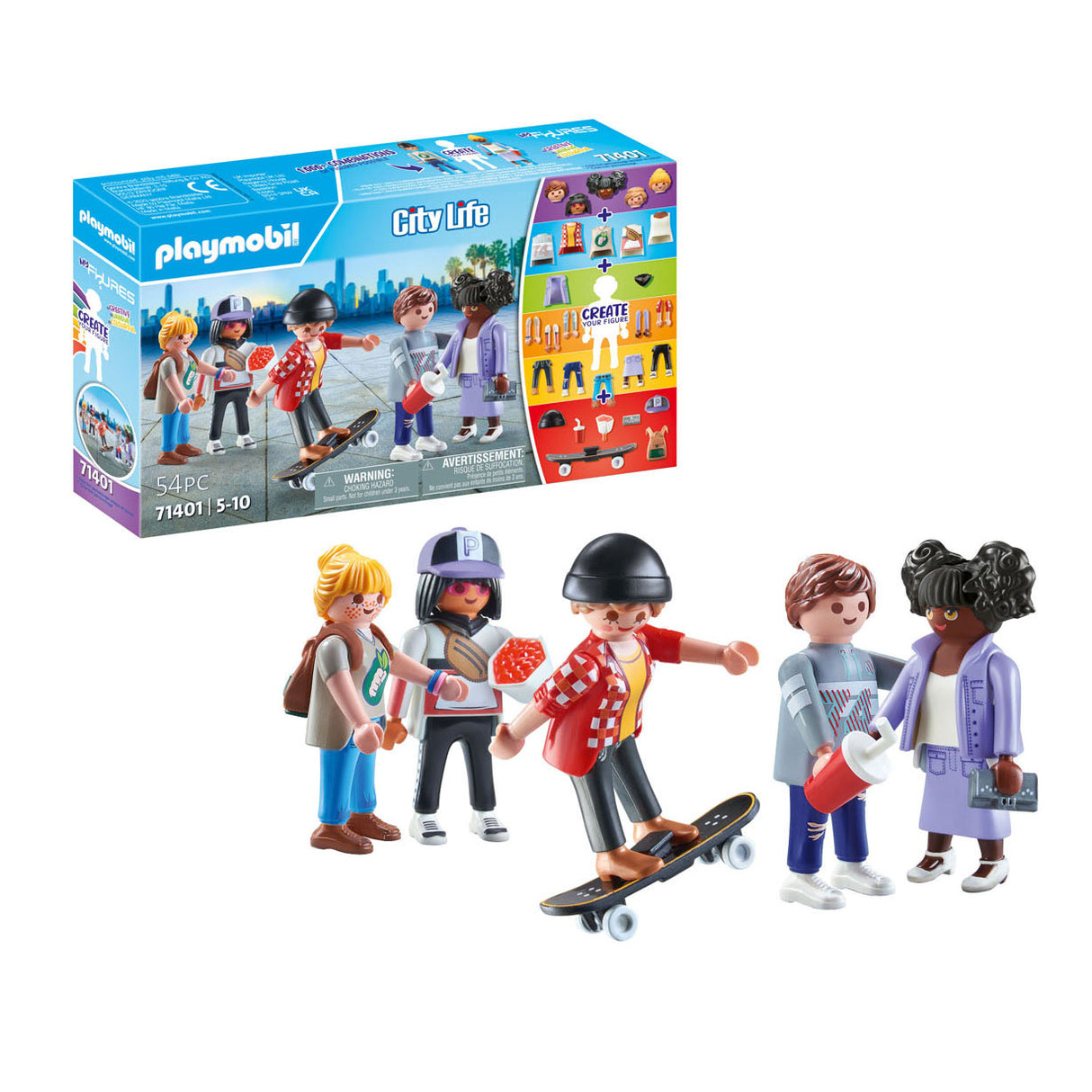 PlayMobil Stad Life meng Figuren: Moud 71401